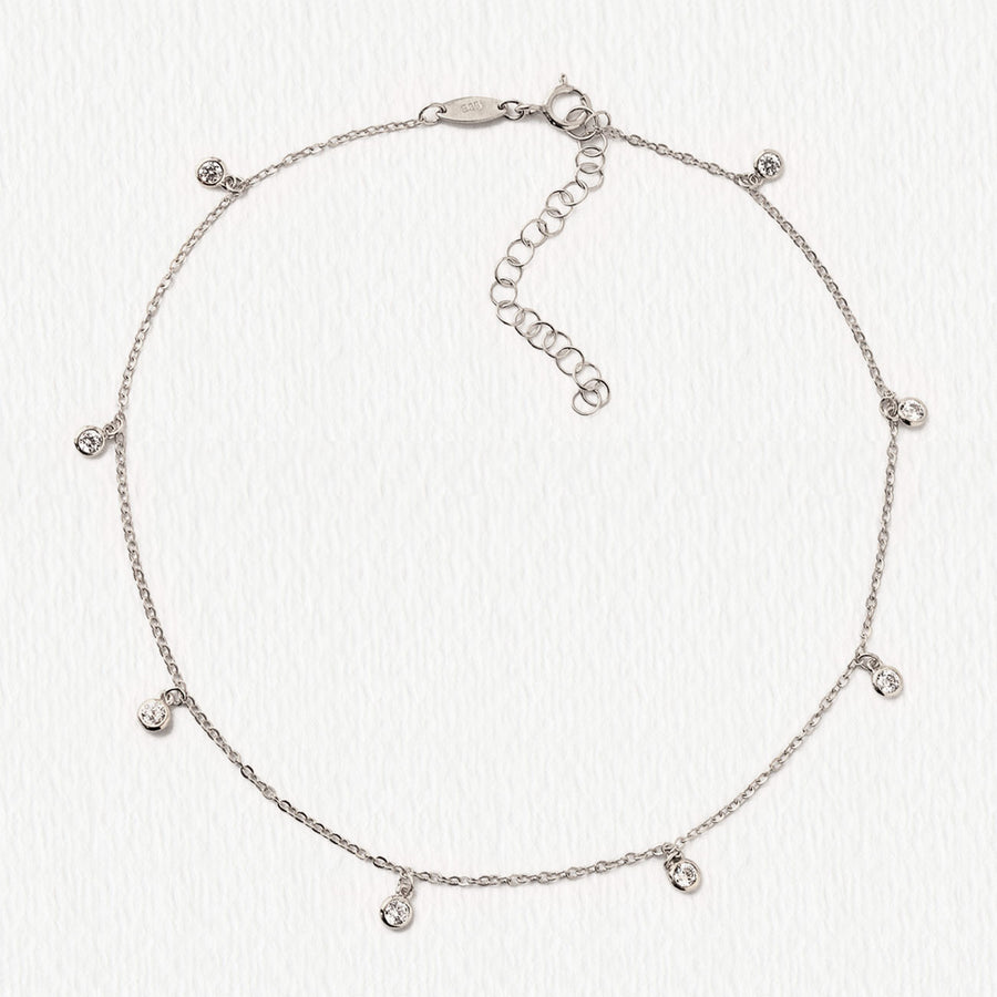 SYMPATHY OF SOUL Small Horseshoe Amuret Chain Anklet Silver別注-