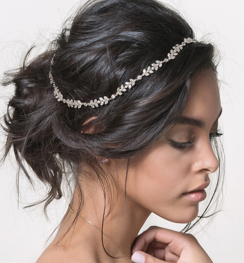 Boho Hair Vine Halo Headpiece