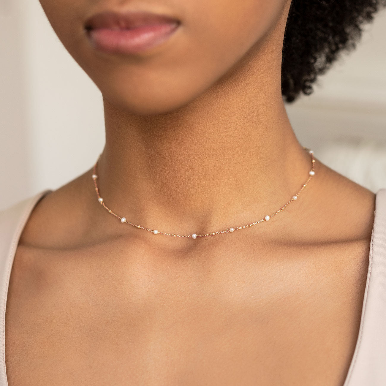 Vintage Pearl Choker Necklace Luxury Multilayer With Crystal Gem Pendant  Scenic | eBay